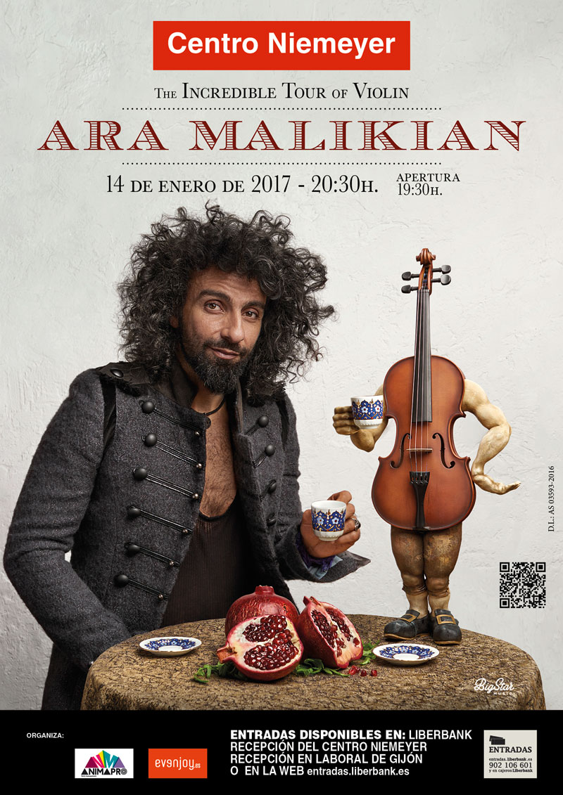 Ara Malikian en el Centro Niemeyer
