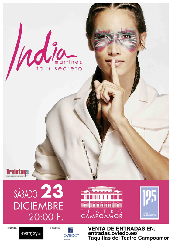 India Martínez en en Teatro Campoamor de Oviedo