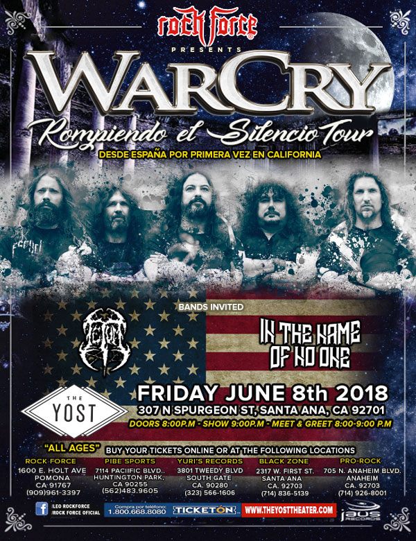 WarCry en California