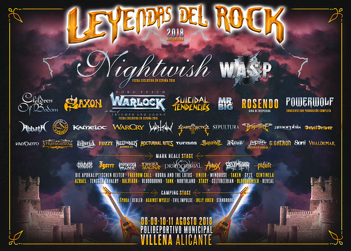 WarCry en el Leyendas del Rock 2018