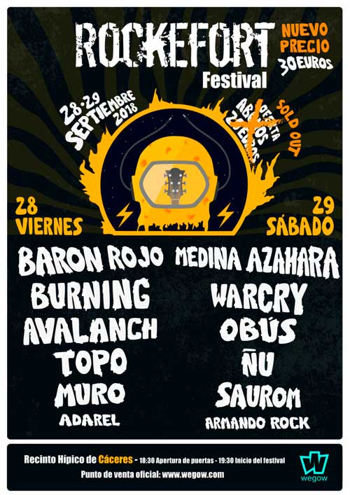 WarCry en el Rockefort Festival 2018