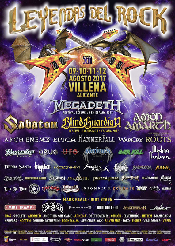 WarCry en el Leyendas del Rock 2017