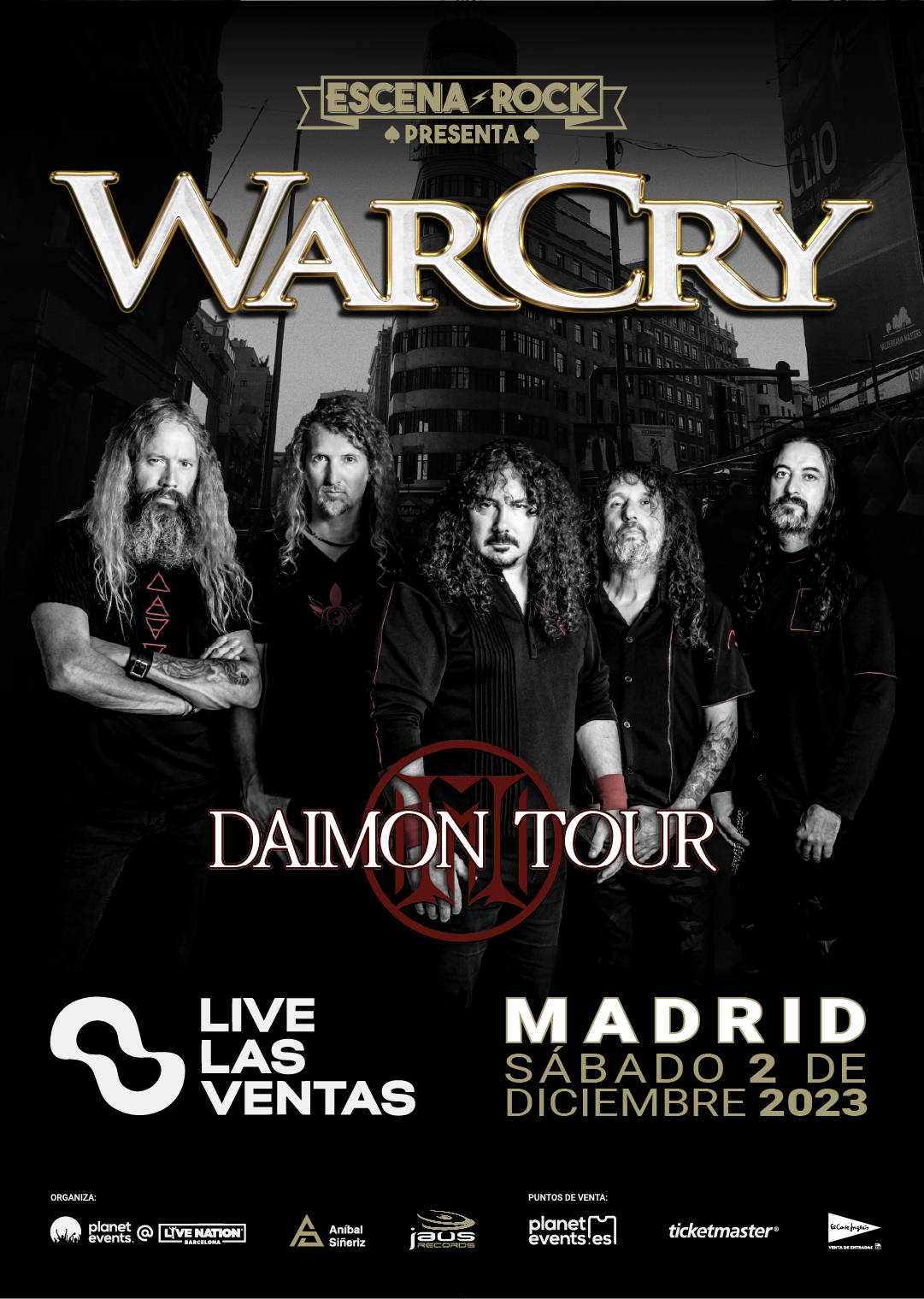 WarCry en Madrid – España 2023