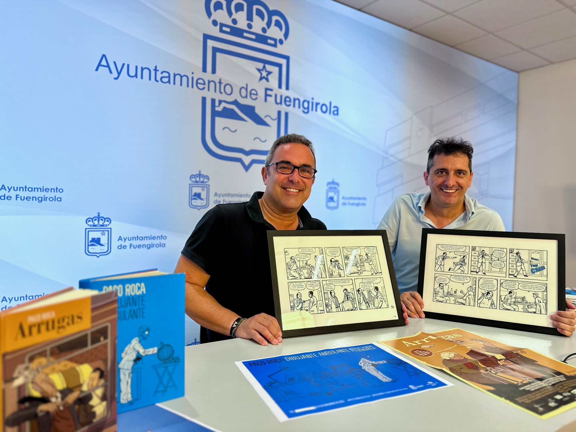 La exposición `Paco Roca Dibujante Ambulante´, un recorrido por su carrera artística, en el Museo de Fuengirola